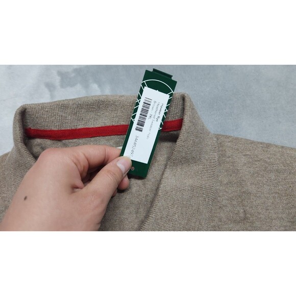 Hawker Rye Men's 3XL Brown Heathered Sweatshirt Polo NWT - Picture 3 of 10